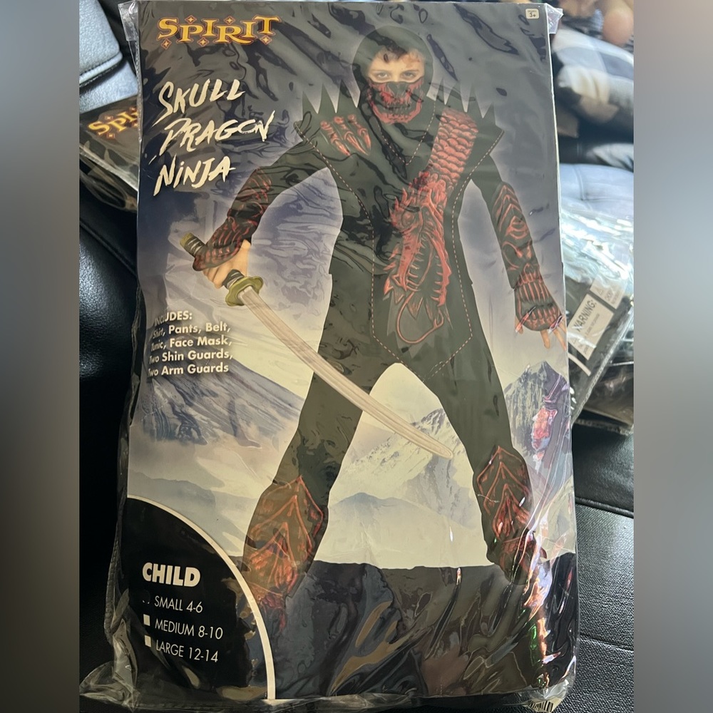 Skull dragon ninja costume